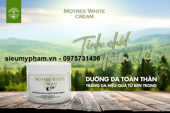 Kem dưỡng trắng Body Mocha Motree White Cream