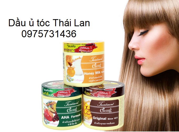 Kem ủ tóc hoa quả Caring Thái Lan