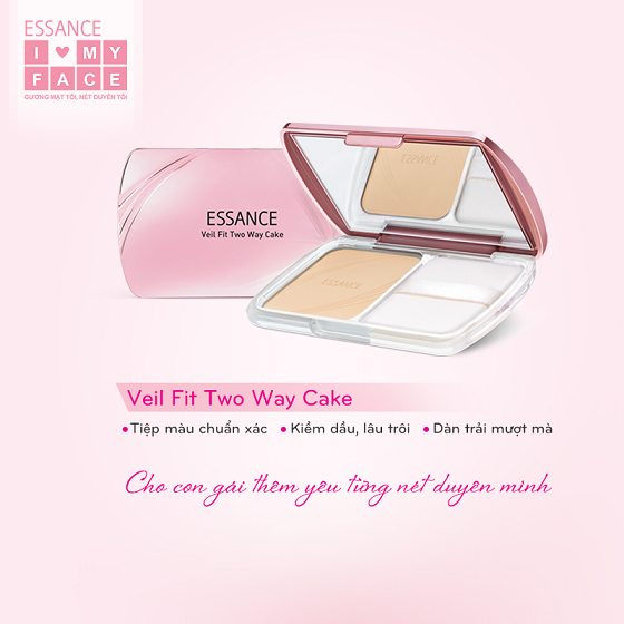 Phấn phủ Essance Veil Fit Two Way Cake