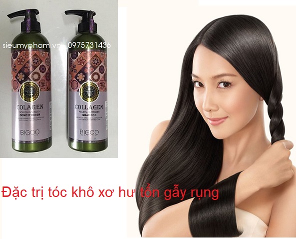 Dầ gội Natural Care Collagen Ý