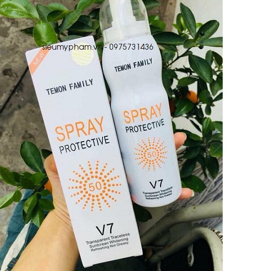 Xịt chống nắng Spray Protective V7 Hải Phòng